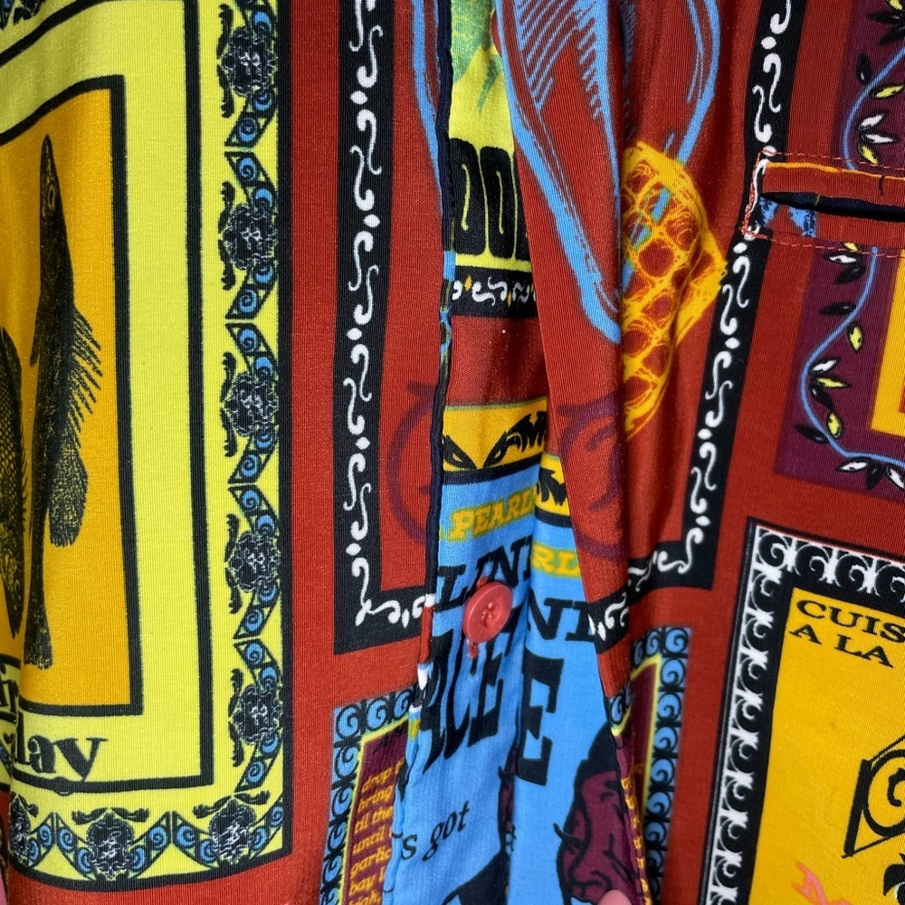 Pelle Pelle by Marc Bahaman Vintage Graphic Men's Shirt XL - Picture 3 of 7